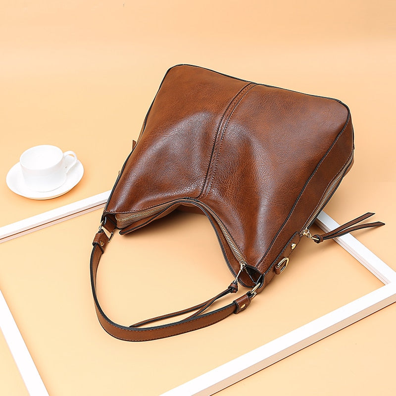 Leather Tote Bag for Women