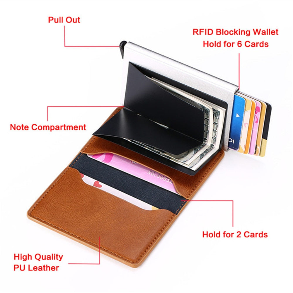 Aluminium RFID Credit Card Wallet