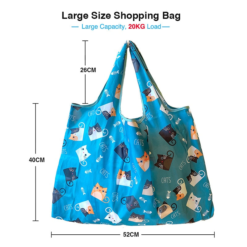 Large Capacity Reusable Grocery Shopping Bag