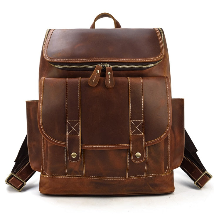 Hide Leather Men's Backpack