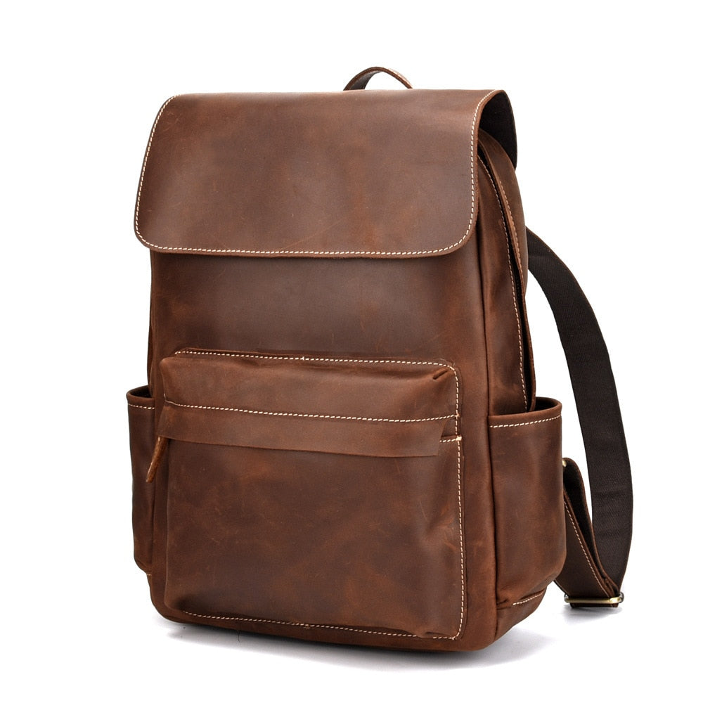 Hide Leather Men's Backpack
