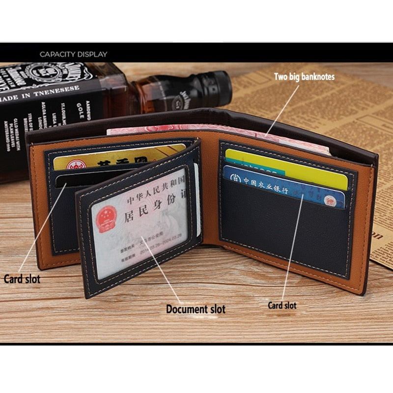 Vintage Mens Leather Wallet