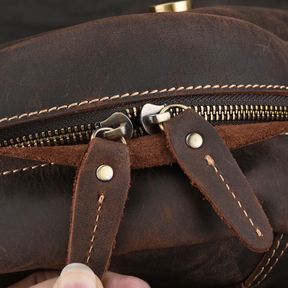 Hide Leather Men's Backpack