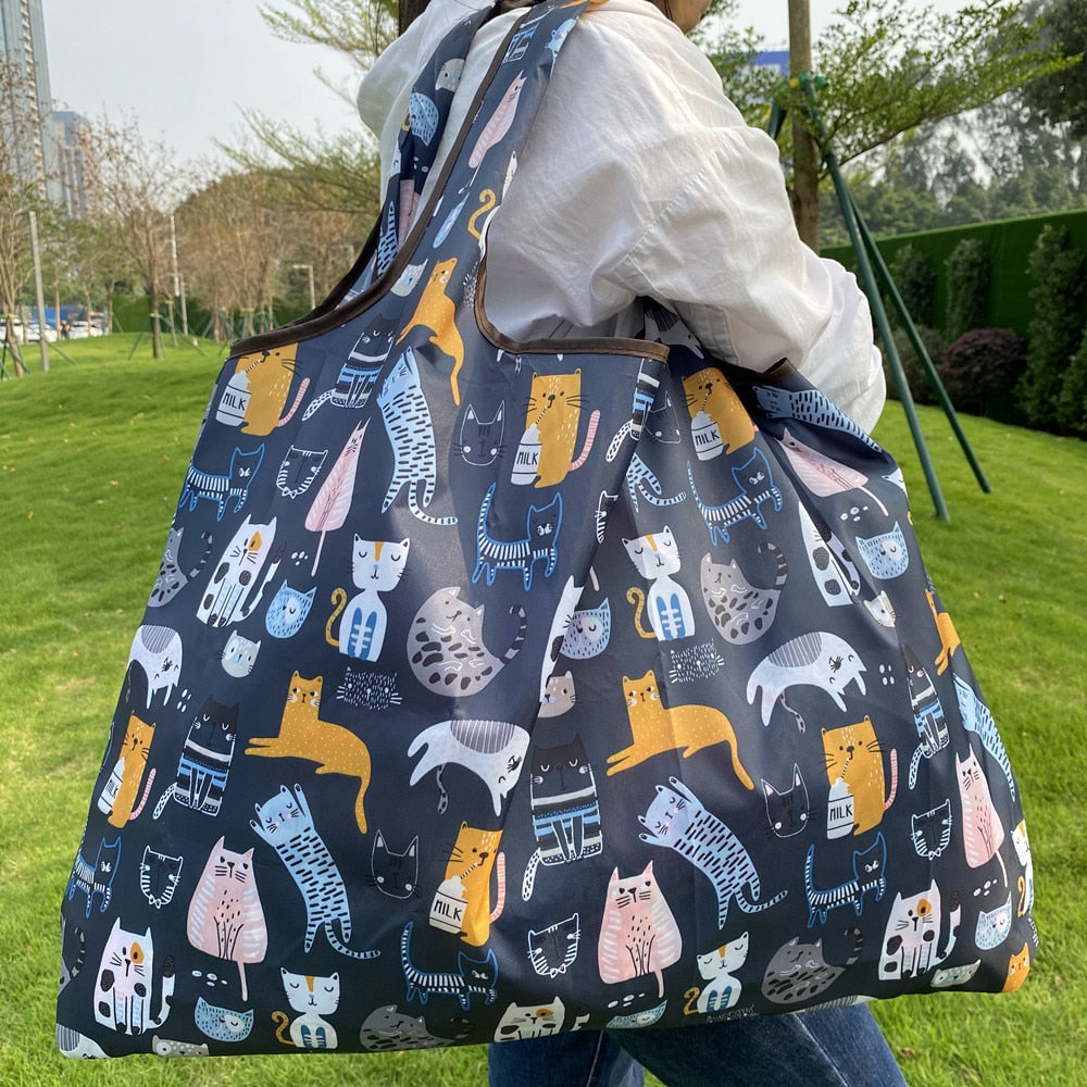 Large Capacity Reusable Grocery Shopping Bag
