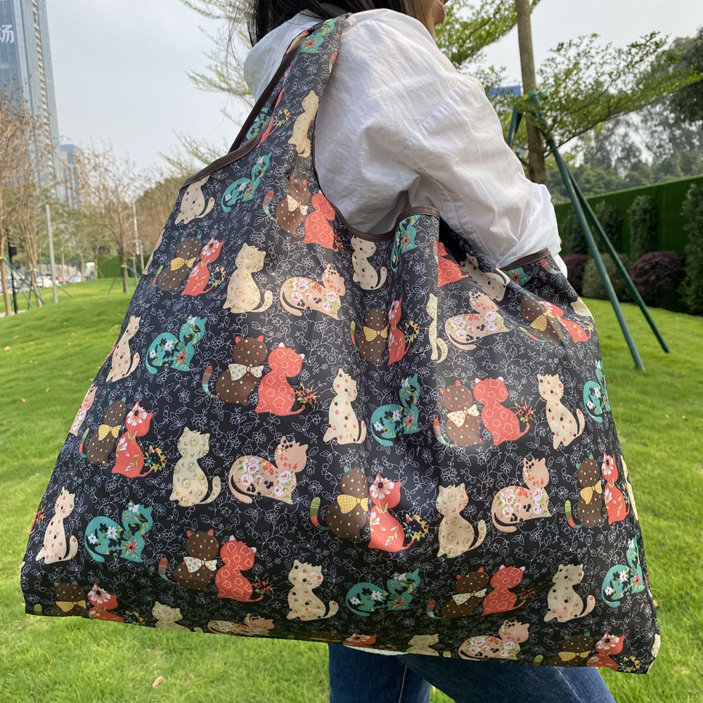 Large Capacity Reusable Grocery Shopping Bag