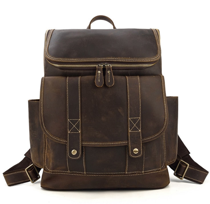 Hide Leather Men's Backpack