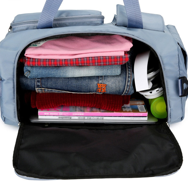 Foldable Waterproof Duffle Gym Bag